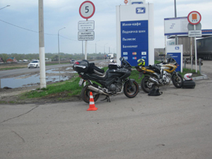 На рязанском участке М5 столкнулись два мотоцикла